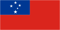Западное Самоа. Флаг.