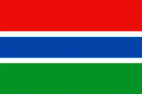 Гамбия. Флаг.