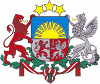 Латвия. Герб.