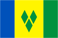 Сент-Винсент и Гренадины. Флаг.