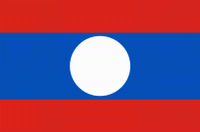 Лаос. Флаг.